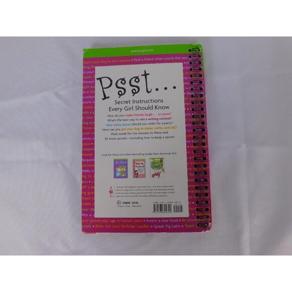 Psst Secret Instructions Every Girl Should Know Rick Walton Cheri Earl Spiral Bo - Picture 2 of 6